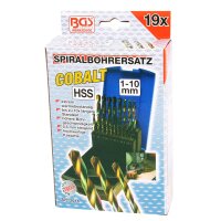 BGS Spiralbohrersatz, HSS, 1-10 mm