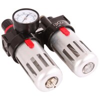 BGS Druckluft-Filter / Öler-Einheit mit Druckregler