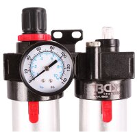 BGS Druckluft-Filter / Öler-Einheit mit Druckregler