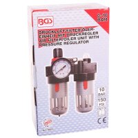 BGS Druckluft-Filter / Öler-Einheit mit Druckregler
