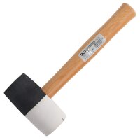 BGS Gummihammer | Hickory-Stiel | schwarz-weißer...