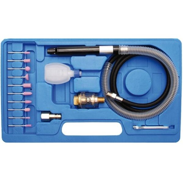 BGS Druckluft-Micro-Stabschleifer Set, 17-tlg.