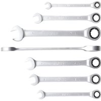 BGS Ratschenringschlüssel-Satz, 8-19 mm, 7-tlg.