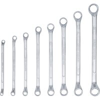 BGS Doppel-Ringschlüssel-Satz | gekröpft | SW 6 x 7 - 20 x 22 mm | 8-tlg.