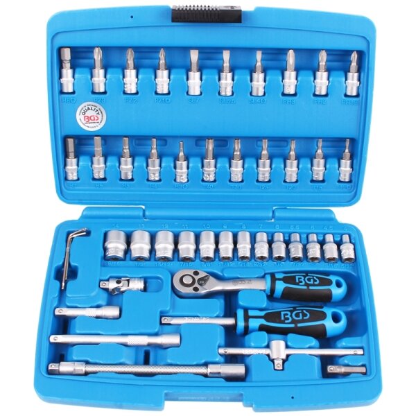 BGS Steckschlüsselsatz 6,3 (1/4), 46-teilig