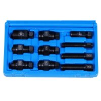BGS Polrad Abzieher Set 10-tlg für Motorrad / Polradabzieher M14 x 1.5  bis M24 x 1.0