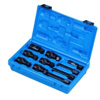 BGS Polrad Abzieher Set 10-tlg für Motorrad / Polradabzieher M14 x 1.5  bis M24 x 1.0