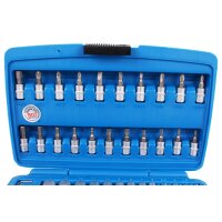 BGS Steckschlüsselsatz, DIN-Norm, 6.3 mm 1/4", 46-tlg.