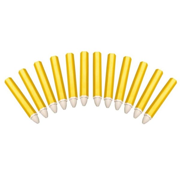 BGS Fettsignierstifte, weiß, 12 Stück