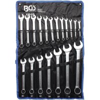 Maulringschlüsselsatz, 8-32 mm, seidenmatt, 19-tlg.