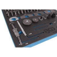 BGS 2/3 Werkstattwageneinlage: Bremskolben-Rückstellsatz, 50-tlg.