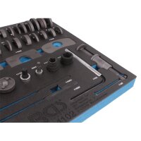 BGS 2/3 Werkstattwageneinlage: Bremskolben-Rückstellsatz, 50-tlg.