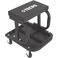 TECPO Werkstatt-Rollsitz mit Ablage KFZ Rollhocker