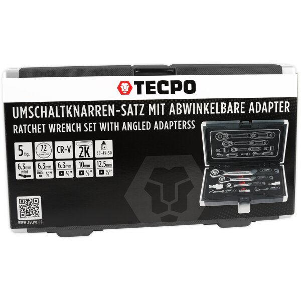 Proteco 1/2" Profi-Umschaltknarre Mit 72 Zähnen – Feinverzahnt, Mit Überschlagfunktion Und Komfortgriff