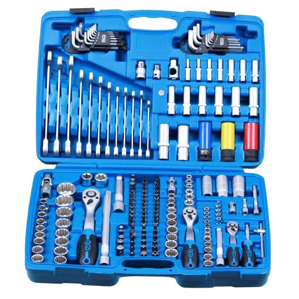 BGS Steckschlüsselsatz 1/4", 3/8" und 1/2", 176-tlg.