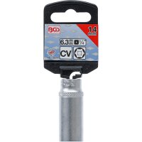 BGS Steckschlüssel-Einsatz "Pro Torque®" 6,3 (1/4), 14 mm, tief