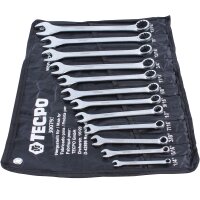 TECPO Maul-Ringschlüssel-Satz SW 1/4"- 5/16", 12-teilig