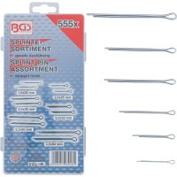 BGS Splinte-Sortiment | Ø 1,6 - 4,0 mm | 555-tlg.