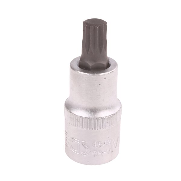 BGS Bit-Einsatz | Antrieb Innenvierkant 12,5mm (1/2") | Innenvielzahn (für XZN) M9