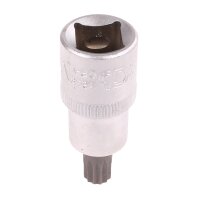 BGS Bit-Einsatz | Antrieb Innenvierkant 12,5mm (1/2") | Innenvielzahn (für XZN) M9