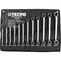 TECPO Doppel-Ringschlüssel-Satz SW 6-32mm, 12-tlg.