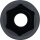 BGS Kraft-Steckschlüssel-Einsatz Sechskant, tief | Antrieb Innenvierkant 12,5 mm (1/2") | SW 22 mm