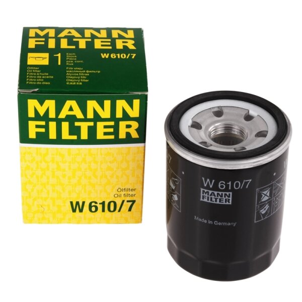 MANN-FILTER  Ölfilter W 610/7 HYUNDAI, ATOS, GETZ, i10, i20