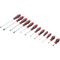 BGS DIY Schraubendreher-Satz mit magnetische Klingenspitzen |12-tlg.