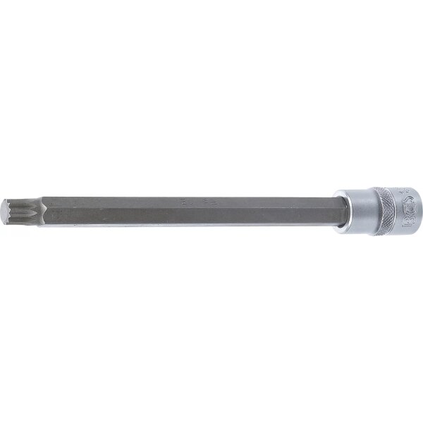 BGS Bit-Einsatz | Länge 200 mm | Antrieb Innenvierkant 12,5mm (1/2") | Innenvielzahn (für XZN) M12