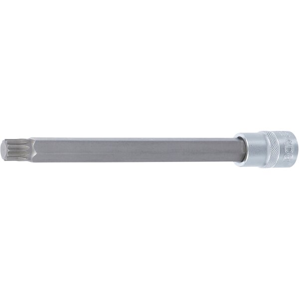 BGS Bit-Einsatz | Länge 200mm | Antrieb Innenvierkant 12,5mm (1/2") | Innenvielzahn (für XZN) M14