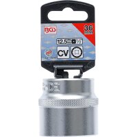 BGS Steckschlüssel-Einsatz 12-kant, 12,5 (1/2), 36 mm