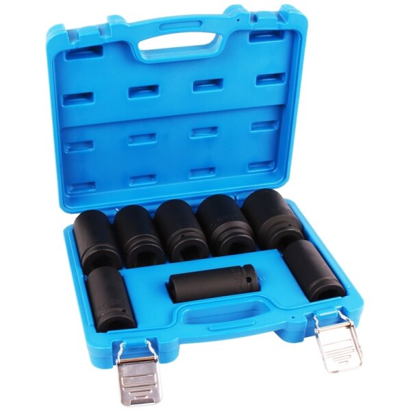 BGS 5299 Steckschlüssel-Satz Tief, 6,3 Mm Antrieb – 7-teilig, SW 6-13 Mm, Für Hand- Und Schlagschrauber
