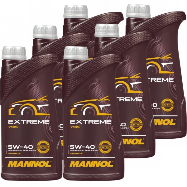MANNOL Extreme 5W-40 API SN/CH-4, 6 Liter