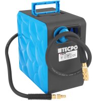 TECPO Pro Druckluftschlauch Automatische Aufroller 10m
