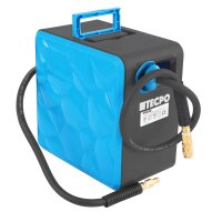 TECPO Pro Druckluftschlauch Automatische Aufroller 10m