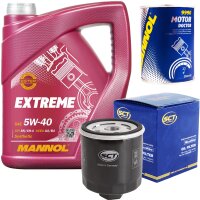 SCT Ölfilter + MANNOL Extreme 5W-40 + Motor Doktor