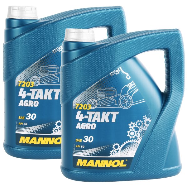 2x MANNOL 4-TAKT AGRO SAE 30, 4L