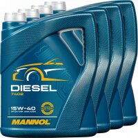 4x MANNOL Diesel 15W-40, 5L