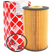 FEBI Ölfilter + MANNOL Diesel TDI 5W-30 Motoröl, 5 Liter