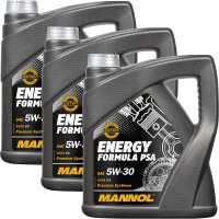 3x MANNOL Energy Formula PSA 5W-30, 4L