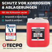 TECPO Kühlerfrostschutz G12+ -40°C, 10L