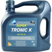 2x ARAL Super Tronic K Motoröl 5W-30, VW 504.00...