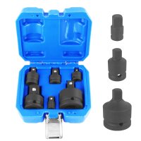 TECPO Drehmomentschlüssel, 1/4 Antrieb, 5 - 25 Nm + 6x Adapter