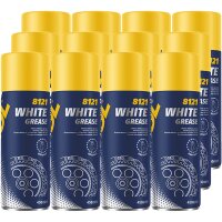 12x MANNOL 8121 White Grease Schmierung, 450 ml