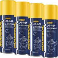 4x MANNOL M-40 Lubricant Reinigung & Wartung, 200 ml