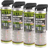 4x PETEC Kettenreinigerspray 500ml