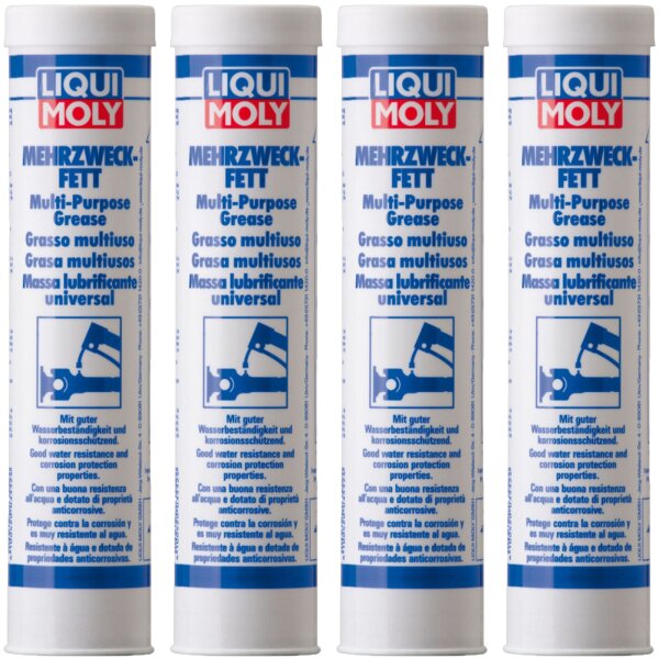 4x LIQUI MOLY Mehrzweckfett, 400g