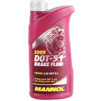 TECPO Bremsenentlüftungsgerät 2 L + Bremsflüssigkeit Dot 5.1, 1 Liter