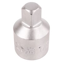 BGS Adapter, matt verchromt, 12,5 (1/2) außen - 20...