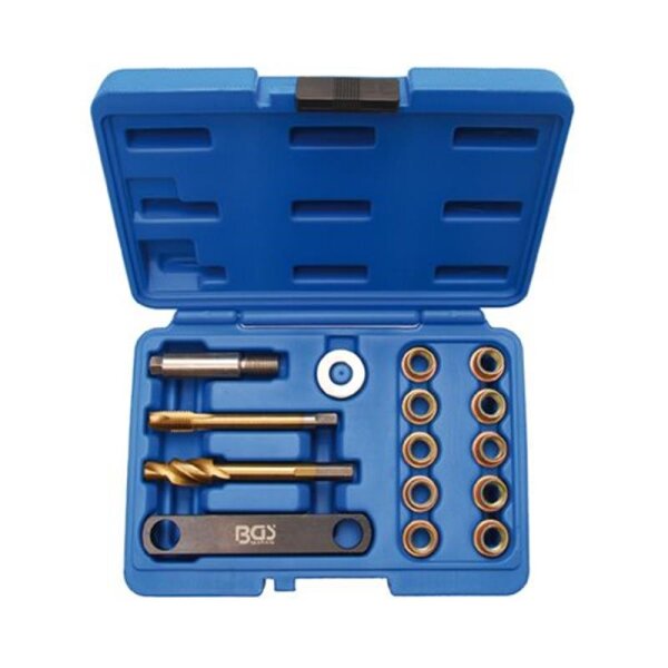 BGS Reparaturset für Bremsgewinde M12 x 1,5, VAG, 14-tlg.